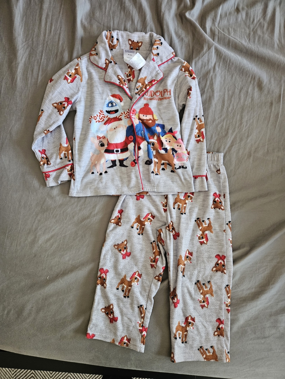 Rudolph Kids Pajama Set 4T